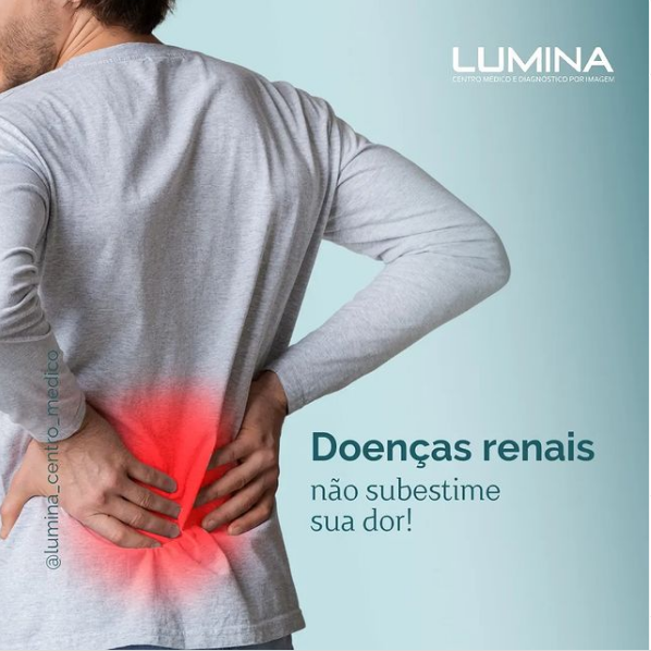 Read more about the article Doenças renais. Não substime  sua dor!