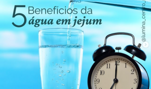 Benefícios da água em jejum